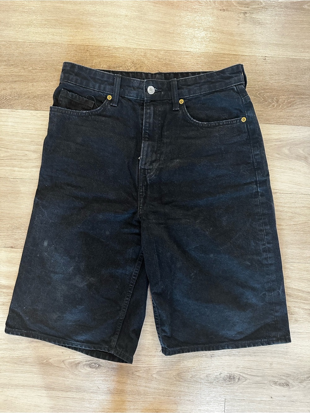 Women’s Black Denim Shorts